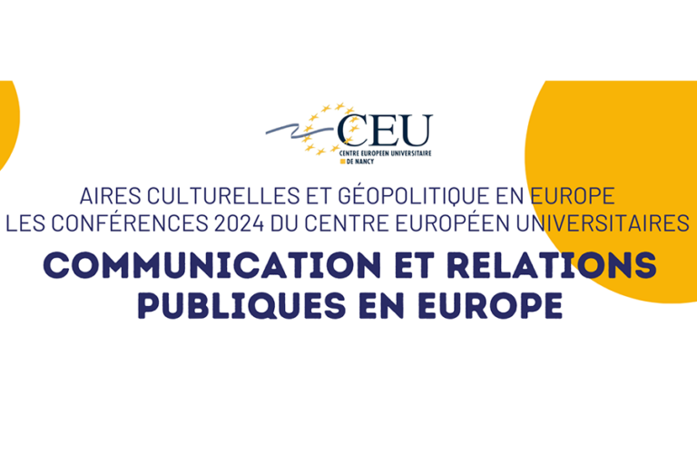 « Aires culturelles et géopolitique en Europe » – Cycle de conférences.