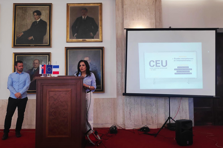 Semaine de délocalisation du CEU en Slovaquie.