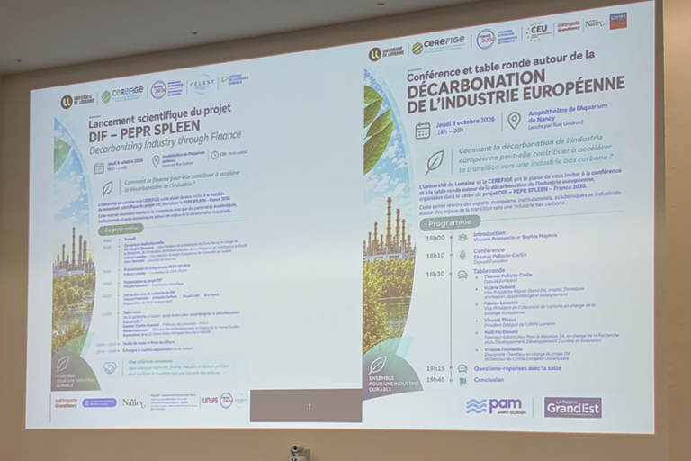 « La décarbonation de l&rsquo;industrie européenne » – Retour en images
